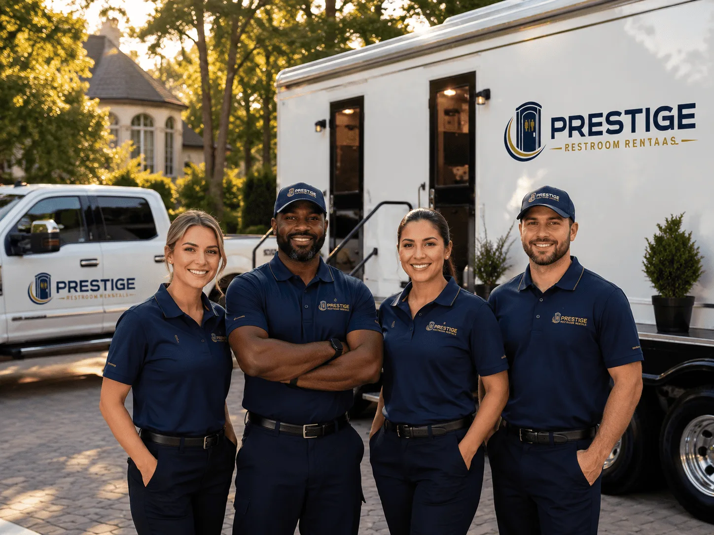 Trusted Luxury Portable Restrooms company in Center Point, LA